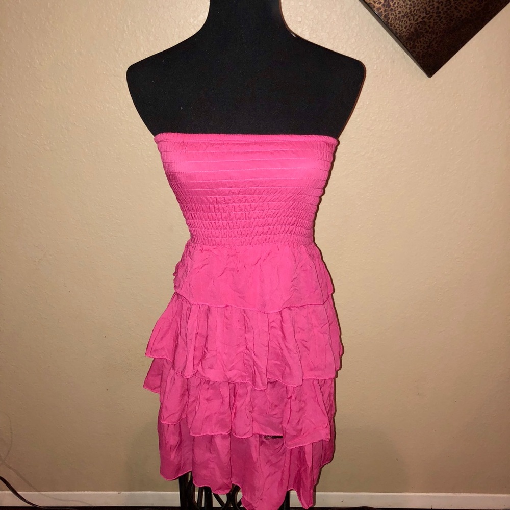 Ya brand pink strapless dress